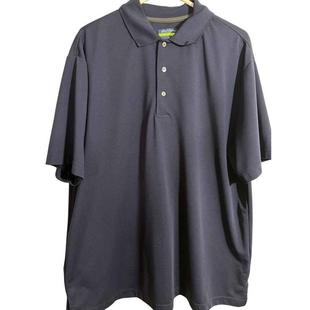 Ben Hogan Performance Mens 2XL Blue Polo Shirt Recycled Polyester Golf WT4444